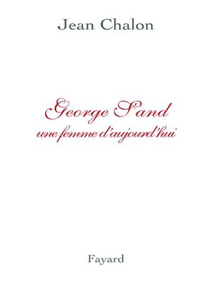 cover image of George Sand